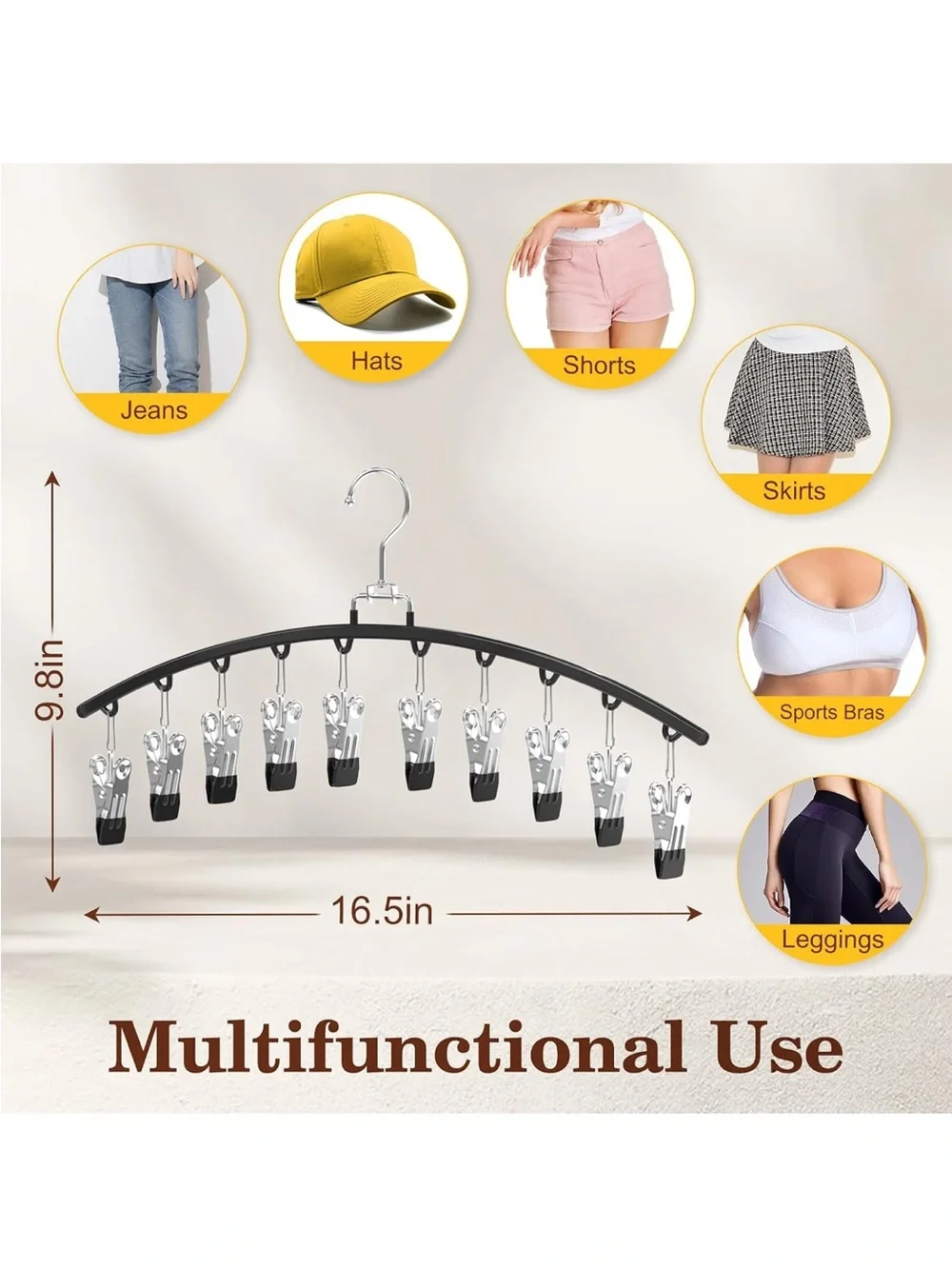 *NEW* 10 Clasp Multi-Piece Hangers (Set of 2)